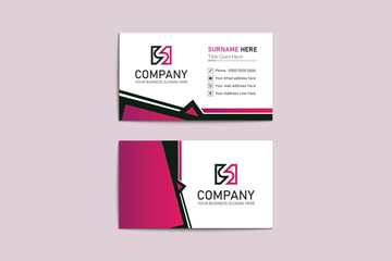 Creative modern visiting card design for your project