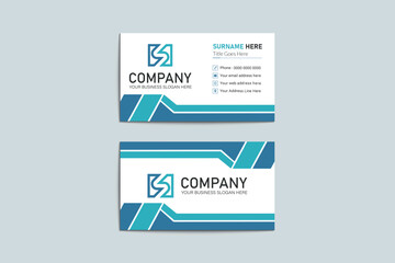 Creative modern visiting card design for your project