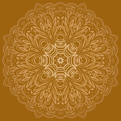 Fototapeta na wymiar Mandala background. Style Decorative mandala. Vector