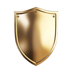 Shield cut out. Protect and security concept