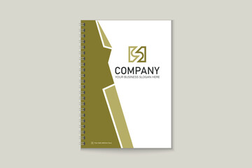 Official paper document notebook cover design