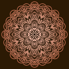 Mandalas for coloring book. Decorative round ornaments. Oriental pattern, vector illustration. mandala for Henna, Mehndi, tattoo