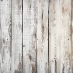 Wood plank white texture background surface with old natural pattern. Barn wooden wall antique cracking furniture weathered rustic vintage peeling wallpaper. Wood grain with hardwood. - Gen AI