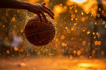 Basketball Court Strategy Unleashed - obrazy, fototapety, plakaty