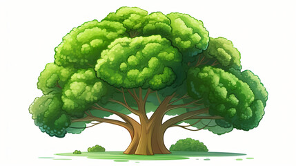 Green broccoli illustration - obrazy, fototapety, plakaty