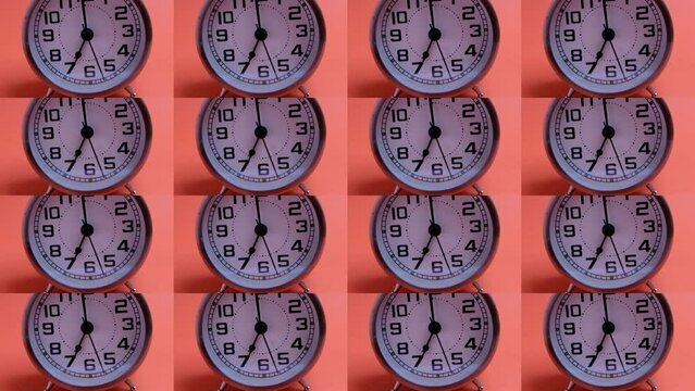 Multiple alram clocks set for 7am 