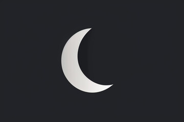 Obraz na płótnie Canvas Modern and stylish moon logo.
