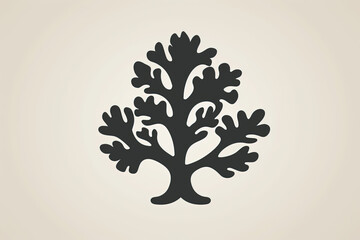 Modern and stylish maple logo.