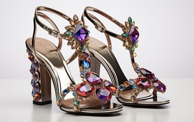 Jewel Jive heeled sandal pair, Heeled sandal.