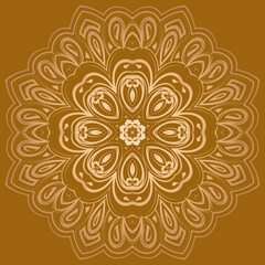 Mandala background. Style Decorative mandala. Vector