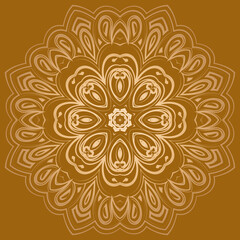 Mandala background. Style Decorative mandala. Vector