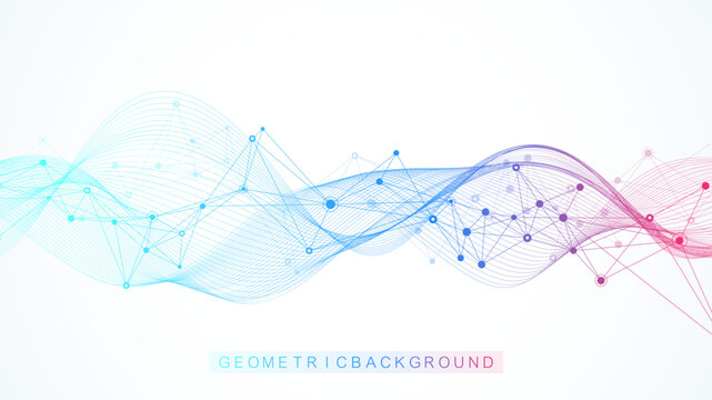 Global network connection banner design template. Header social network communication in the global business concept. Big data visualization. Internet technology