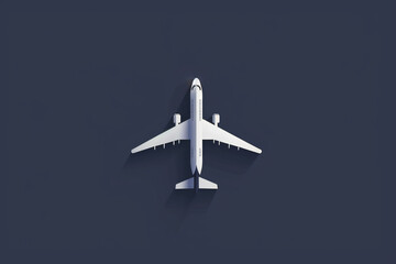 Modern and stylish airplane logo.