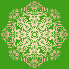 Mandalas for coloring book. Vintage decorative elements. Oriental pattern, vector illustration.