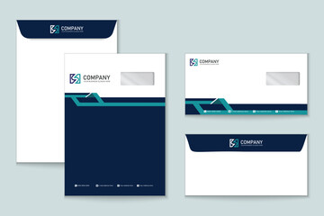 Envelope a4 and dl size template design