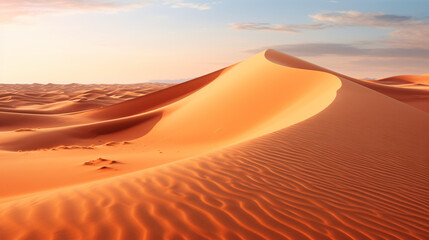 Sand dunes in the Arabian Empty Quarter desert
