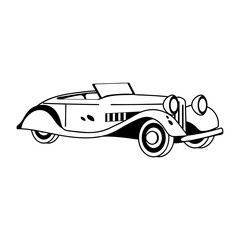Obraz premium Roofless Car
