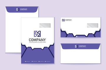 Envelope a4 and dl size template design