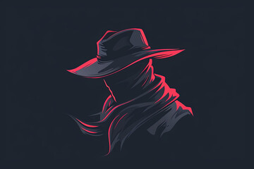 Modern and stylish robber logo.