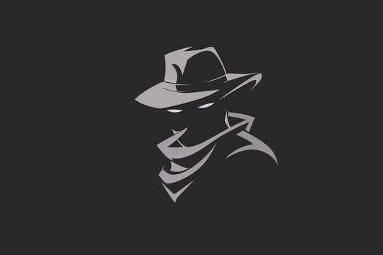 Modern and stylish robber logo.