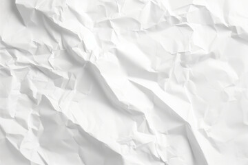 Crumpled White Paper Textur