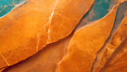 Orange mineral stone texture background