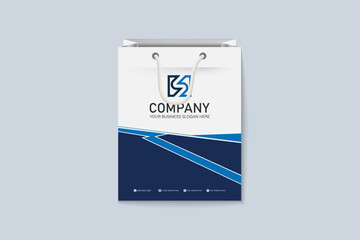 Official paper document shopping bag design
