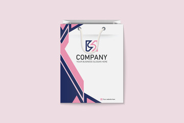 Official paper document shopping bag design