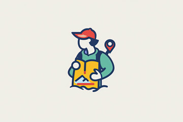 Beautiful and stylish tourism logo.