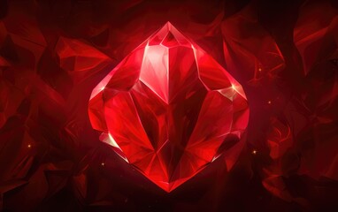 Radiant Ruby solid background.