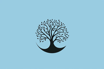Beautiful and stylish tree logo.