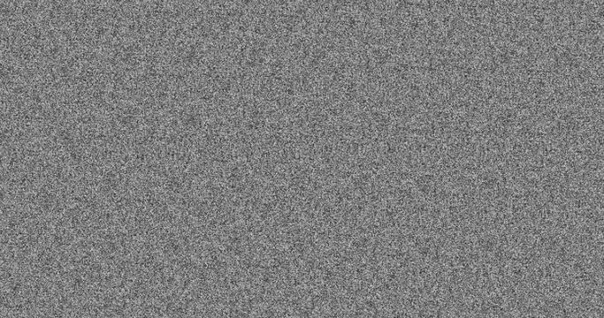 Black and white, static and tv background for no signal, connection and electrical problem. Lighting, television screen and noise pattern grain for broadcast fail, reception and transmission glitch