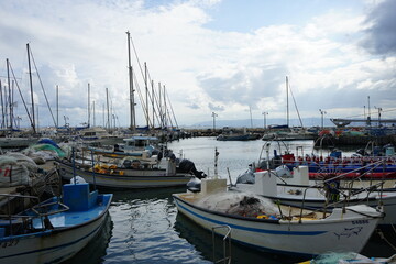 Fototapeta premium boats in the harbor