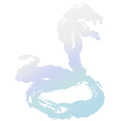 白蛇・巳・蛇・へびのイラスト素材　ベクター