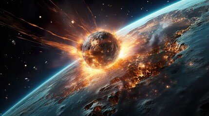 planet in space