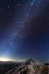 Fototapeta premium 燕の夜空
