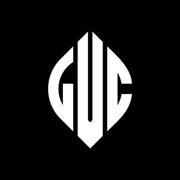 LVC circle letter logo design with circle and ellipse shape. LVC ellipse letters with typographic style. The three initials form a circle logo. LVC circle emblem abstract monogram letter mark vector.