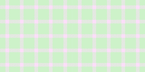 Serene seamless texture fabric, spring plaid check background. Front tartan pattern textile vector in light color.