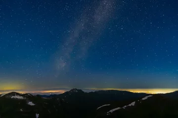 Tuinposter 鷲羽からの夜空 © 恵太 近藤