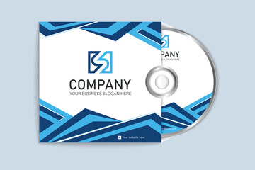 Vector Official document CD cover and label design