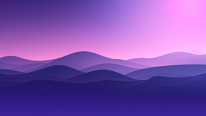 Fototapeta na wymiar A Gradation of Purple Waves