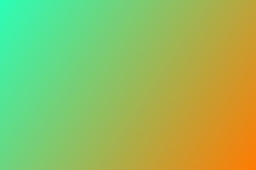Abstract background with green and orange gradient