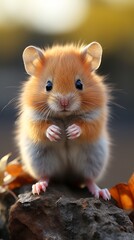 Hamster cute animal little mouse