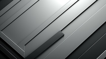 Fototapeta premium abstract silver light gray gradient with metal texture modern diagonal background