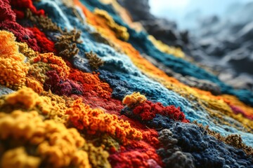 Fototapeta premium knitting wool texture