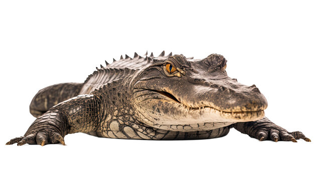 Alligator isolated on a transparent background