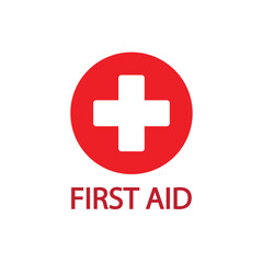 Obraz premium firs aid icon vector medical help icon 