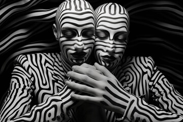 The Enchanting Dance of Connection Between Two Souls Engulfed in a Sea of Emotion