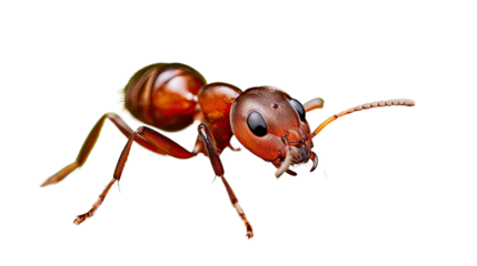 Ant isolated on a transparent background