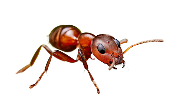 Ant isolated on a transparent background